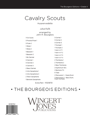 Book cover for Cavalry Scouts - Full Score