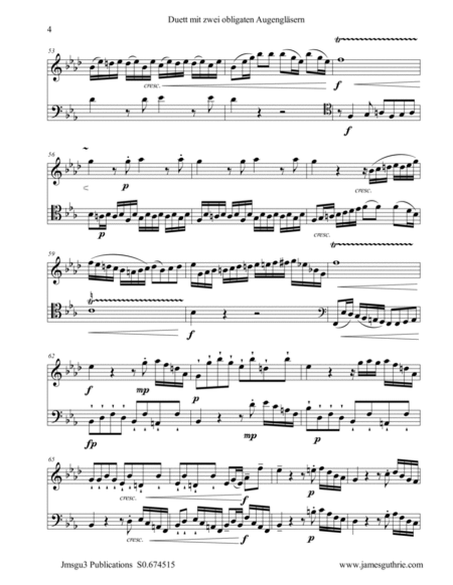 Beethoven: Duet WoO 32 for Alto Flute & Cello image number null