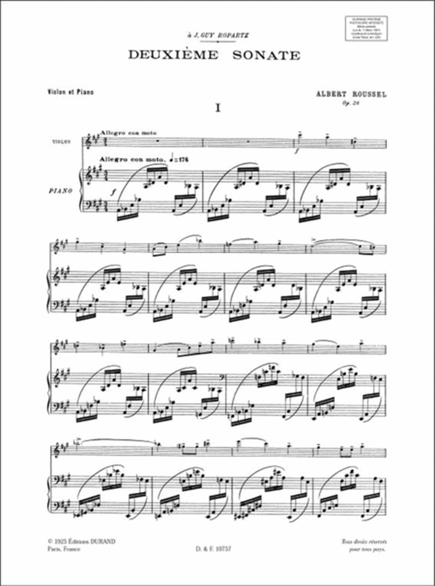 Sonate N. 2 Op. 28