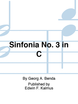 Book cover for Sinfonia No. 3 in C
