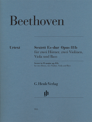 Sextet in E-flat Major, Op. 81b