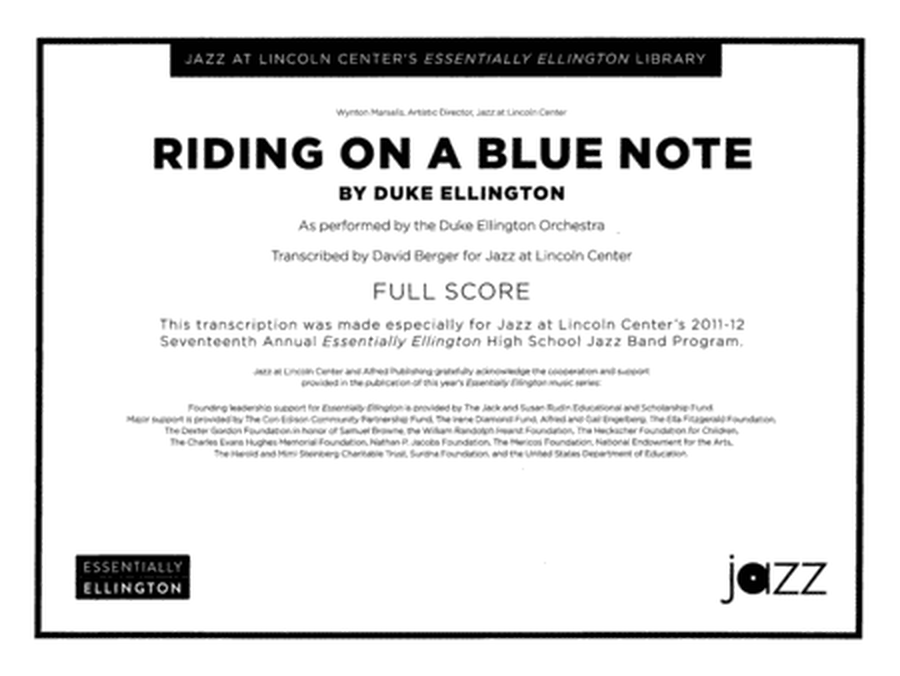 Riding on a Blue Note: Score