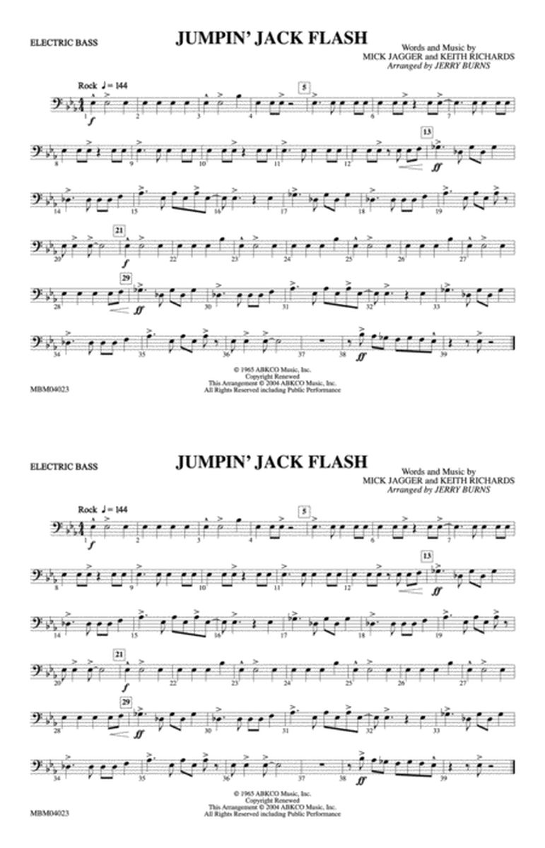 Jumpin' Jack Flash: Electric Bass