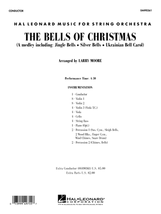 Book cover for The Bells Of Christmas - Full Score