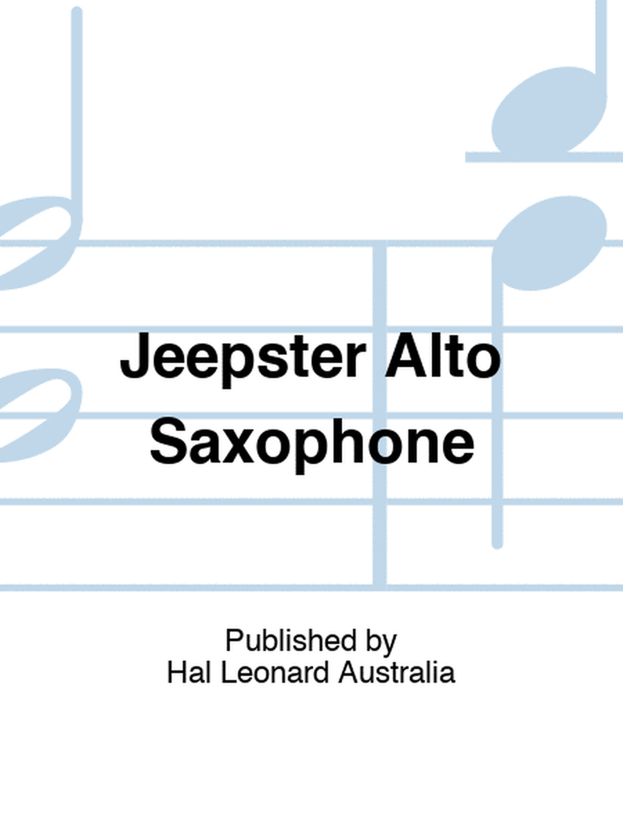 Jeepster Alto Saxophone