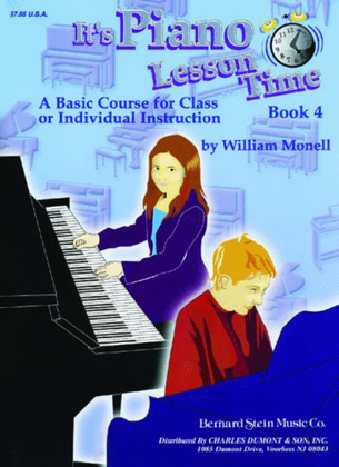 Book cover for It's Piano Lesson Time Book 4