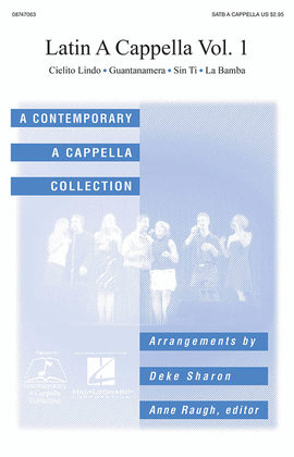 Book cover for Latin A Cappella Vol. 1