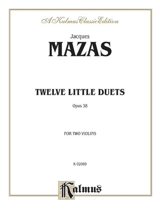 Book cover for Twelve Little Duets, Op. 38