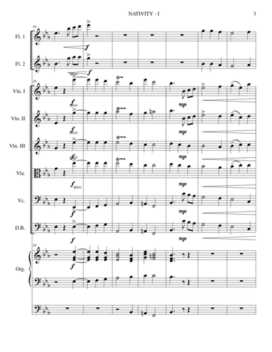 Nativity Sinfornia - Score