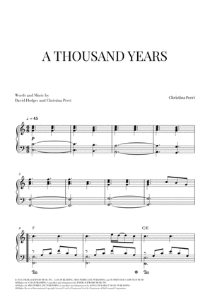 Book cover for A Thousand Years