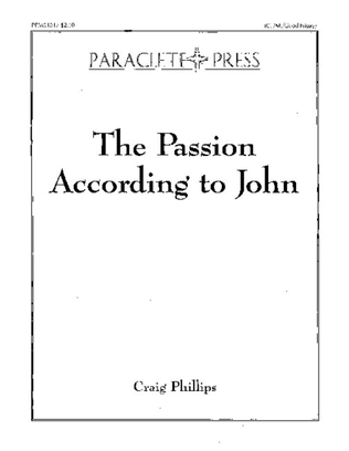 Book cover for The Passion According to John
