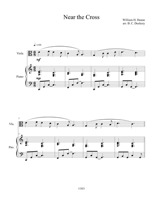 Book cover for Near the Cross (Viola Solo with Piano Accompaniment)