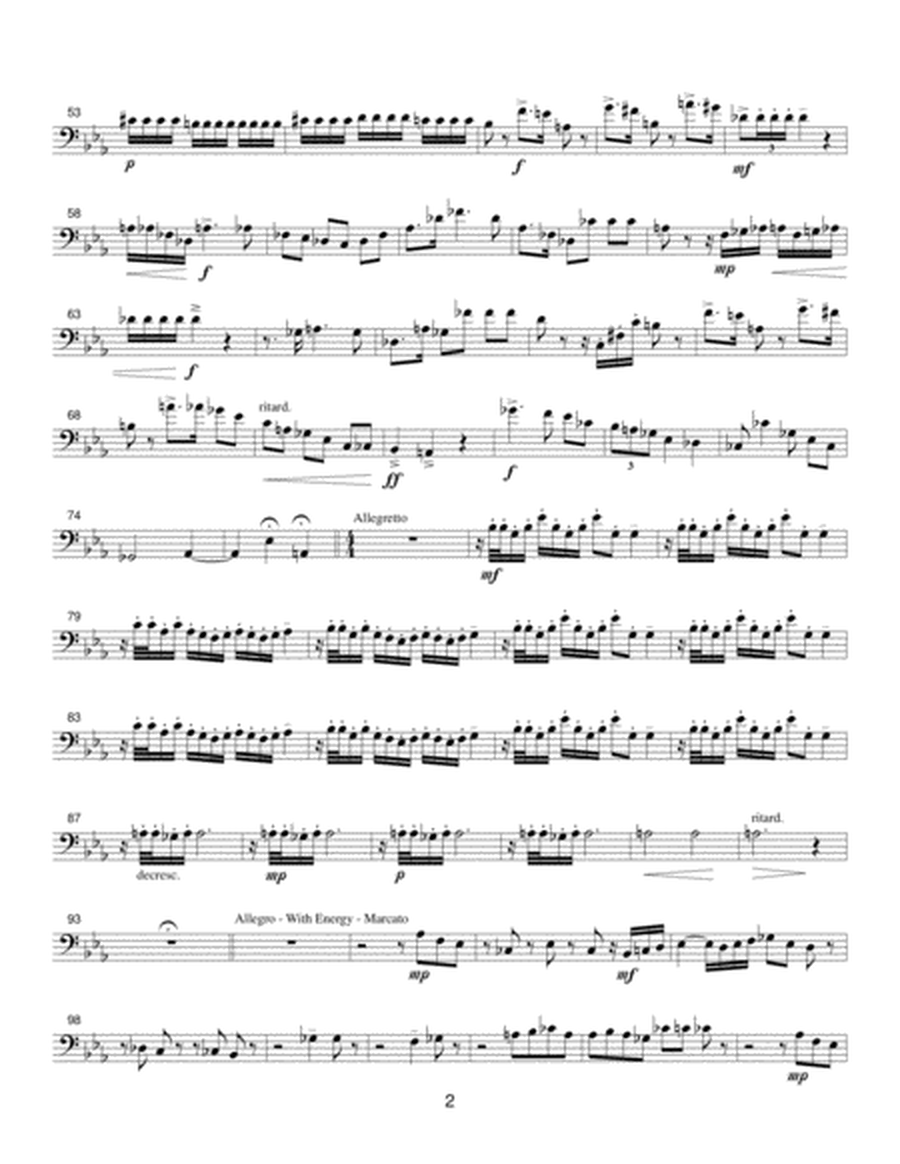 1812 Overture Trombone (for brass quintet)