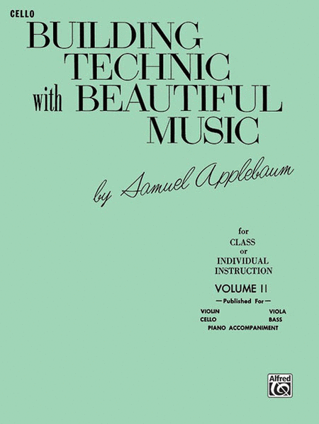 Building Technic with Beautiful Music - Volume II (Cello)