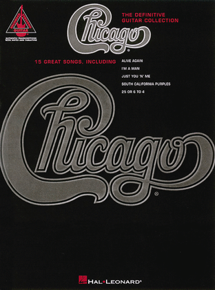 Book cover for Chicago – The Definitive Guitar Collection