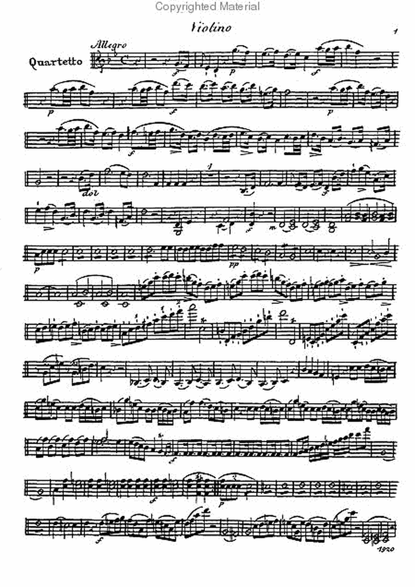 Quartet in A, Op. 10 image number null
