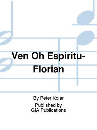 Book cover for Ven Oh Espiritu-Florian