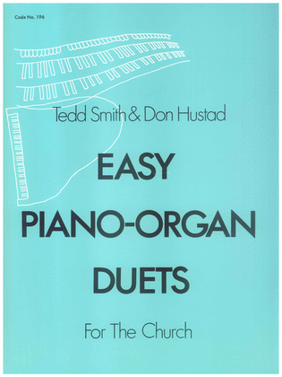 Book cover for Easy Piano-Organ Duets