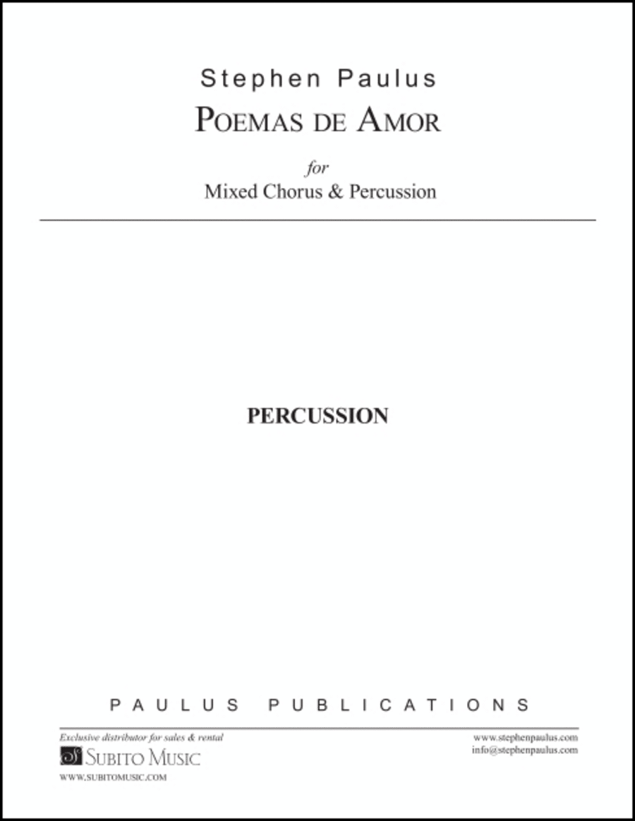 Poemas de Amor - PERC PART