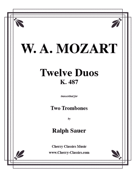 Twelve Duos for Two Trombones