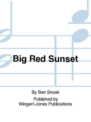 Book cover for Big Red Sunset