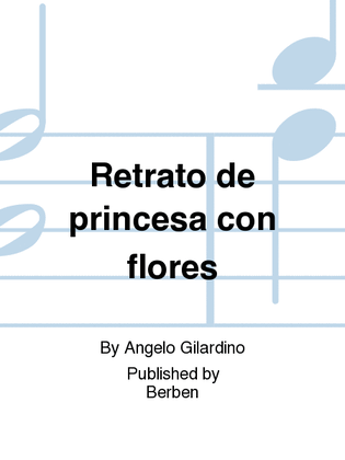 Book cover for Retrato de princesa con flores