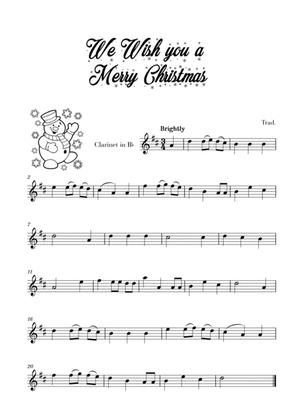 We Wish you a Merry Christmas (for Clarinet)