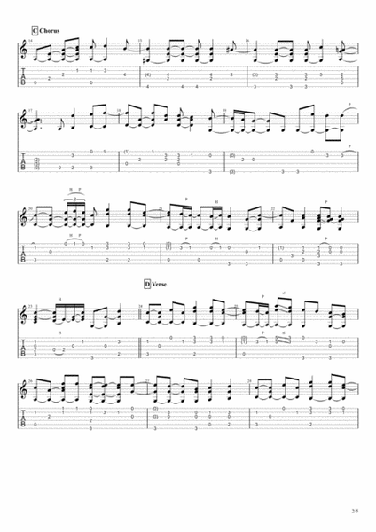 Tears In Heaven by Eric Clapton - Dulcimer - Digital Sheet Music