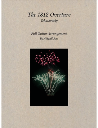 Book cover for The 1812 Overture for Guitar