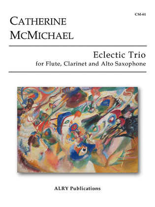 Book cover for Eclectic Trio for Flute, Clarinet and Alto Saxophone