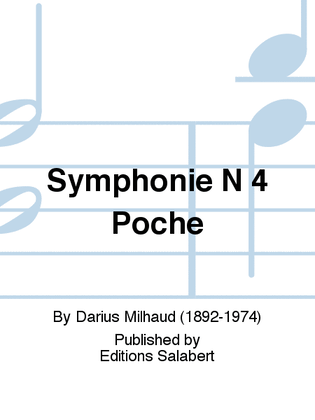 Book cover for Symphonie N 4 Poche