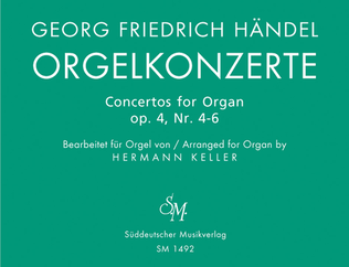 Book cover for Orgelkonzerte für Orgel allein mit Pedal, op. 4