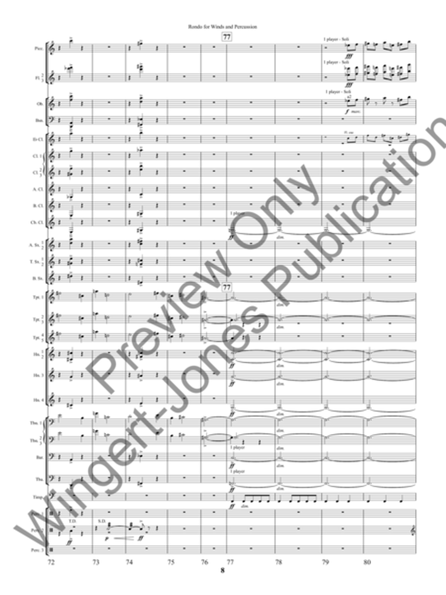 Rondo for Winds and Percussion image number null