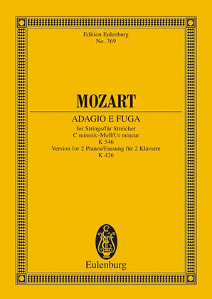 Book cover for Adagio e Fuga in C minor, K. 546