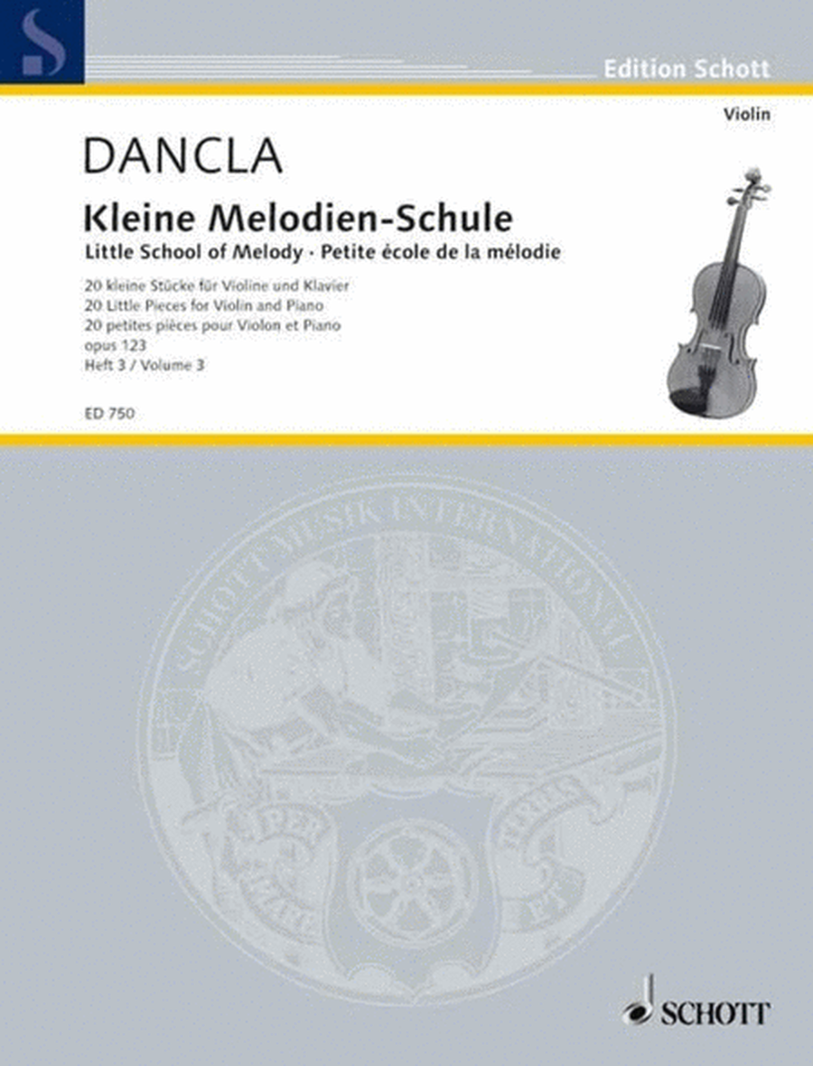 Little Melody School Op 123 Book 3 No 13-20 Violin/Piano