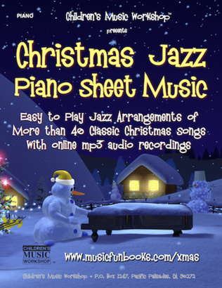 Book cover for Christmas Jazz Piano Sheet Music