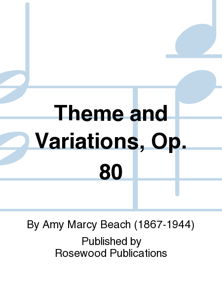 Theme and Variations, Op. 80