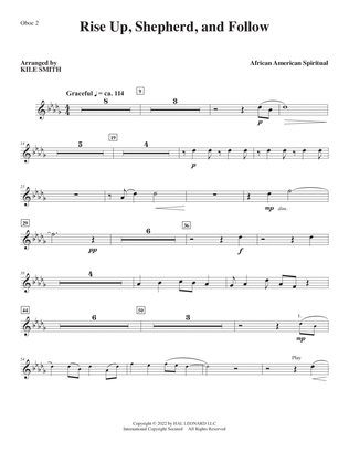 Rise Up, Shepherd, And Follow (arr. Kile Smith) - Oboe 2