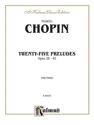 Book cover for Twenty-five Preludes, Op. 28-45