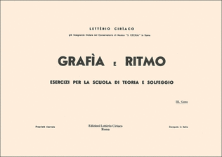 Grafia E Ritmo 3 Corso