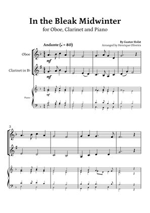 In the Bleak Midwinter (Oboe, Clarinet and Piano) - Beginner Level