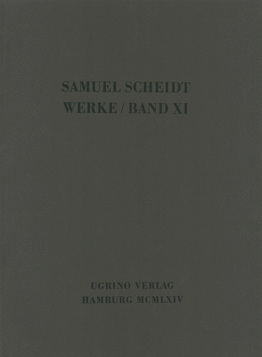 Complete Works of Samuel Scheidt