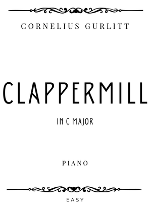 Book cover for Gurlitt - Clappermill (Die Klappermühle) in C Major - Easy