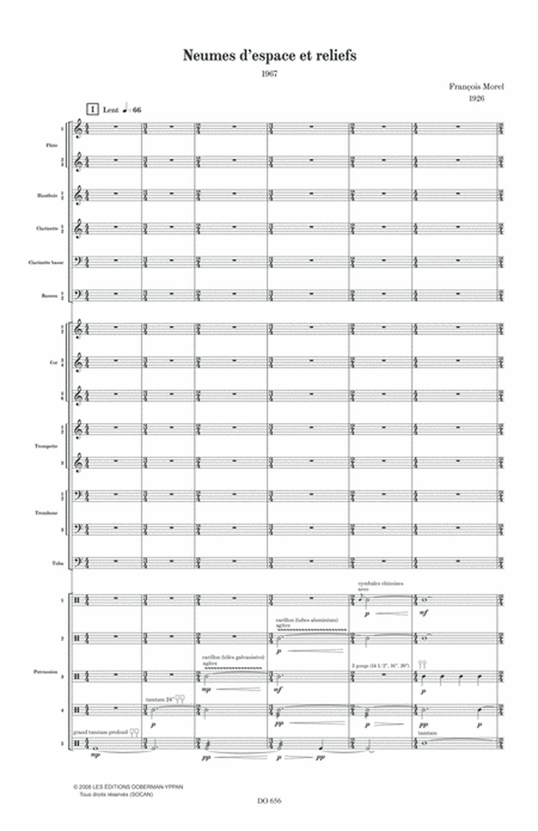 Neumes d'espace et reliefs