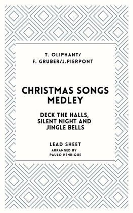 Book cover for Christmas Songs Medley