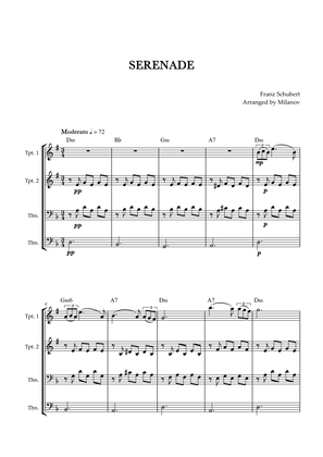 Serenade | Schubert | Brass Quartet | Chords