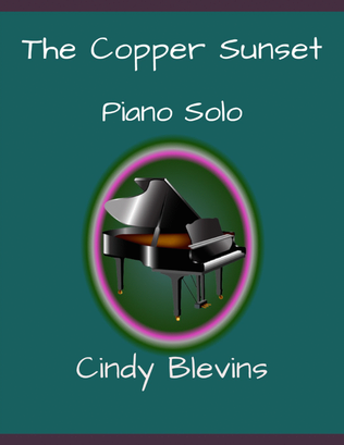 Book cover for The Copper Sunset, original Piano Solo