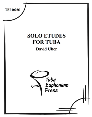 Book cover for Solo Etudes