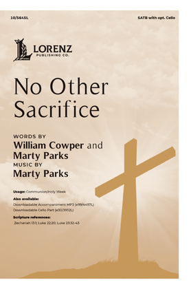 Book cover for No Other Sacrifice