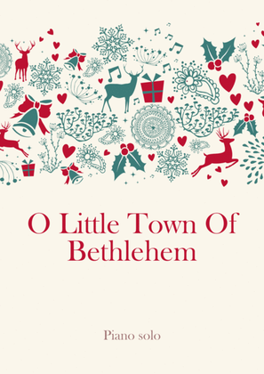 Book cover for O Little Town Of Bethlehem